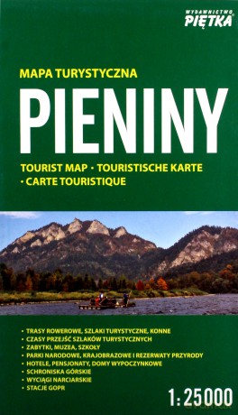 Pieniny 1:25 000 mapa turysyczna