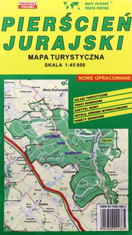 Pierścień Jurajski 1:45 000 mapa turystyczna