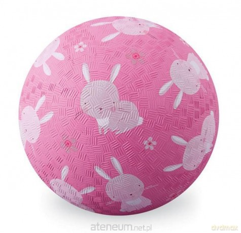 Piłka 13 cm, wzór króliki