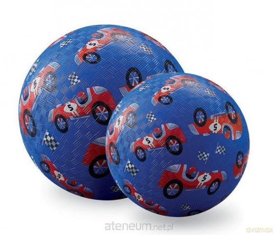 Piłka 13 cm, wzór samochód wyścigowy