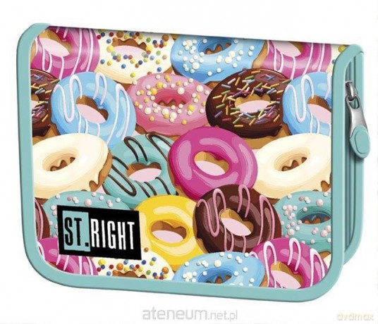 Piórnik dwuklapkowy bez wyposażenia Donuts