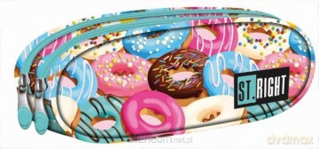 Piórnik saszetka dwukomorowa Donuts