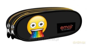 Piórnik saszetka dwukomorowa Emoji