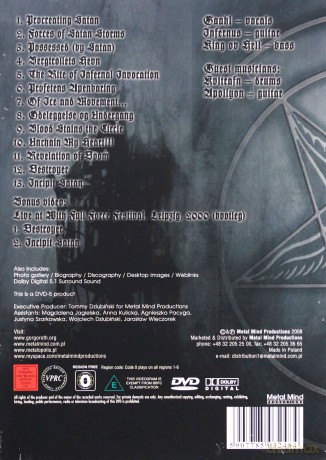 Gorgoroth: Black Mass Krakow 2004 (Metalstarpack) (Limited Edition) [DVD]