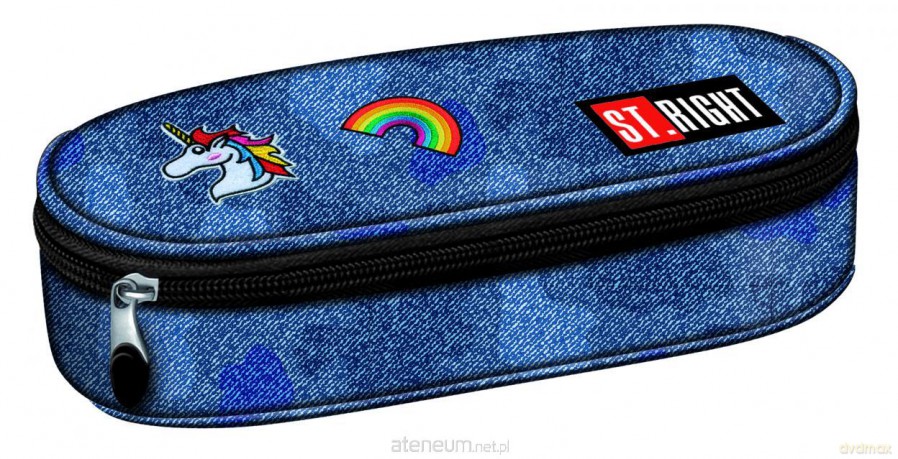 Piórnik saszetka usztywniona Jeans&Badges