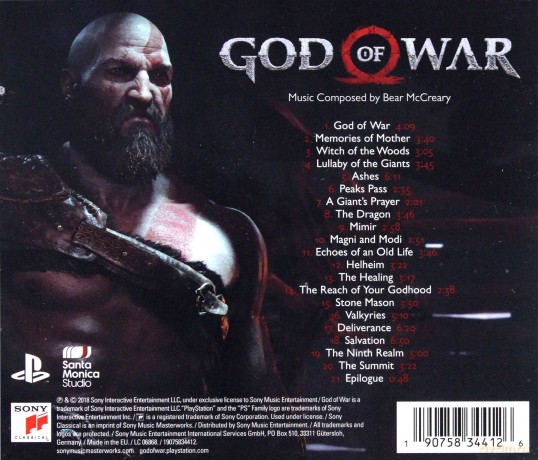 God of War soundtrack (Bear McCreary) [CD]