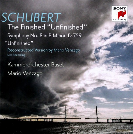 Kammerorchester Basel: Schubert: The Finished "Unfinished" (Symphony No. 8, D. 759, Reconstructed by Mario Venzago) [CD]
