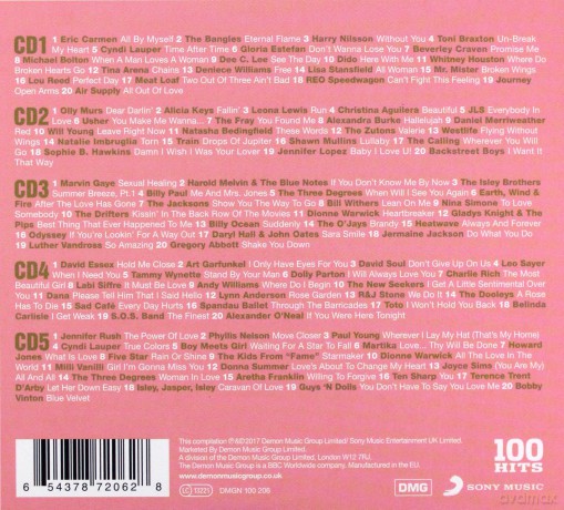 100 Hits - The Best Love Album [5CD]