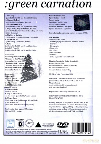 Green Carnation: Alive And Well...In Kraków [DVD]