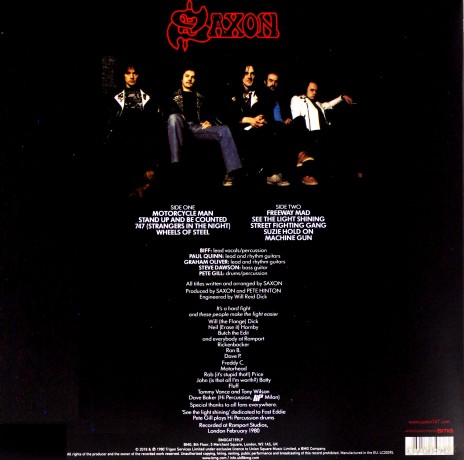 Saxon: Wheels Of Steel [Winyl]