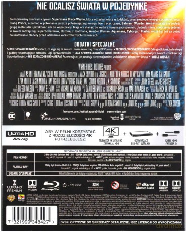 Liga Sprawiedliwości [Blu-Ray 4K]+[Blu-Ray]
