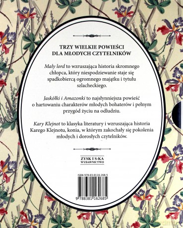 Mała klasyka Część 1 - Arthur Ransome, Anne Sewell, Frances Burnet Hodgson [3xKSIĄŻKA]