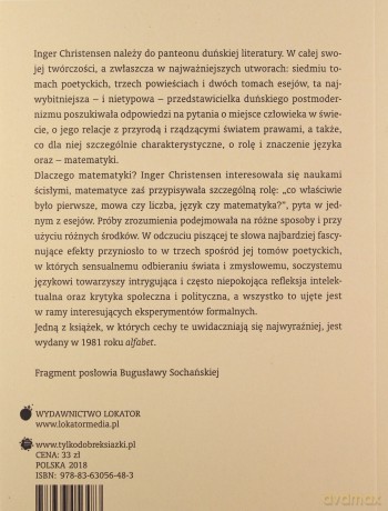 Alfabet Inger Christensen - Inger Christensen [KSIĄŻKA]