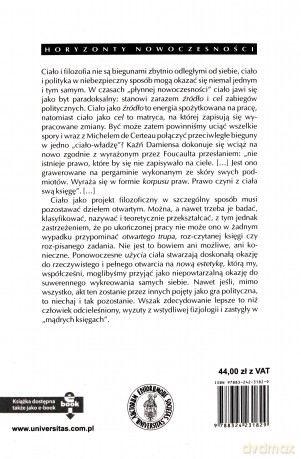 Ciało i polityczność. Koncepcja cielesności w filozofii Michela Foucaulta - Wojciech Mackiewicz [KSIĄŻKA]