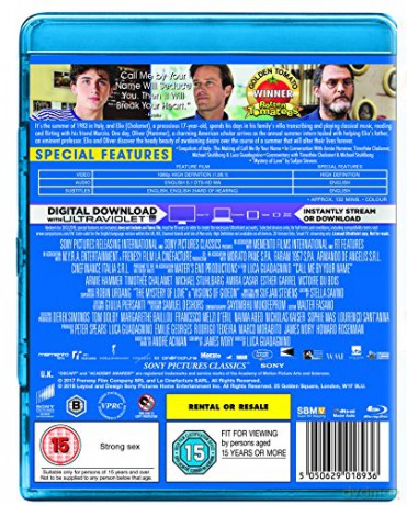 Call Me By Your Name [Blu-Ray]
