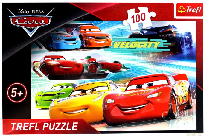 TREFL 100 el. Cars 3 - Bohaterowie wyścigu [PUZZLE]