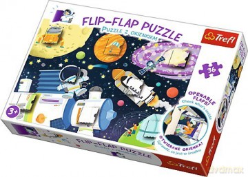TREFL 36 el. Puzzle z okienkiem - Kosmos [PUZZLE]