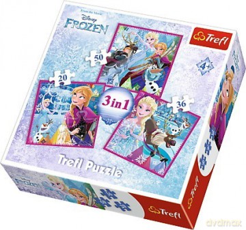 TREFL 3w1 Frozen - Zimowa magia [PUZZLE]