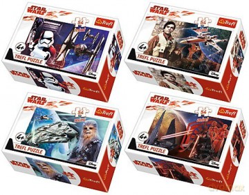 TREFL 54 el. Mini/40 sztuk Star Wars Ostatni Jedi (Gwiezdne Wojny) [PUZZLE]