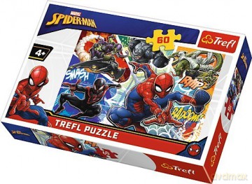 TREFL 60 el. Waleczny Spider-Man (17311) [PUZZLE]