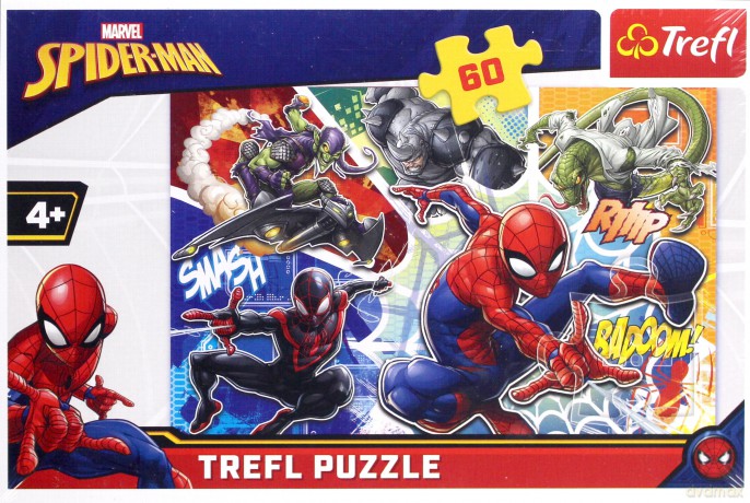 TREFL 60 el. Waleczny Spider-Man (17311) [PUZZLE]