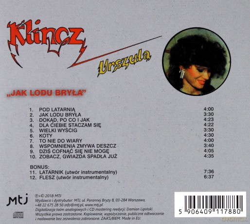 Klincz: Jak lodu bryła [CD]