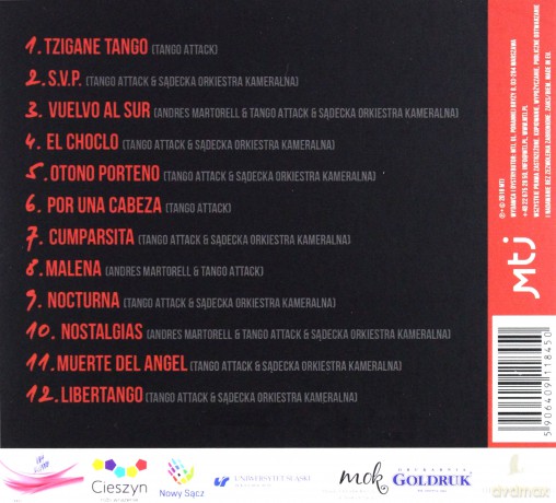 Sądecka Orlkiestra Kameralna i Tango Attack: Tango Attack! Live in Cieszyn [CD]