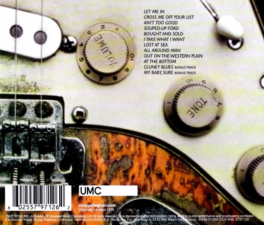 Rory Gallagher: Against The Grain (Remastered) [CD]