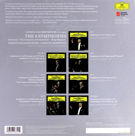 Leonard Bernstein: Beethoven 9 Symphonies [9xWinyl]