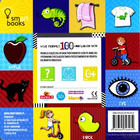 100 angielskich słów. Moje pierwsze [KSIĄŻKA]