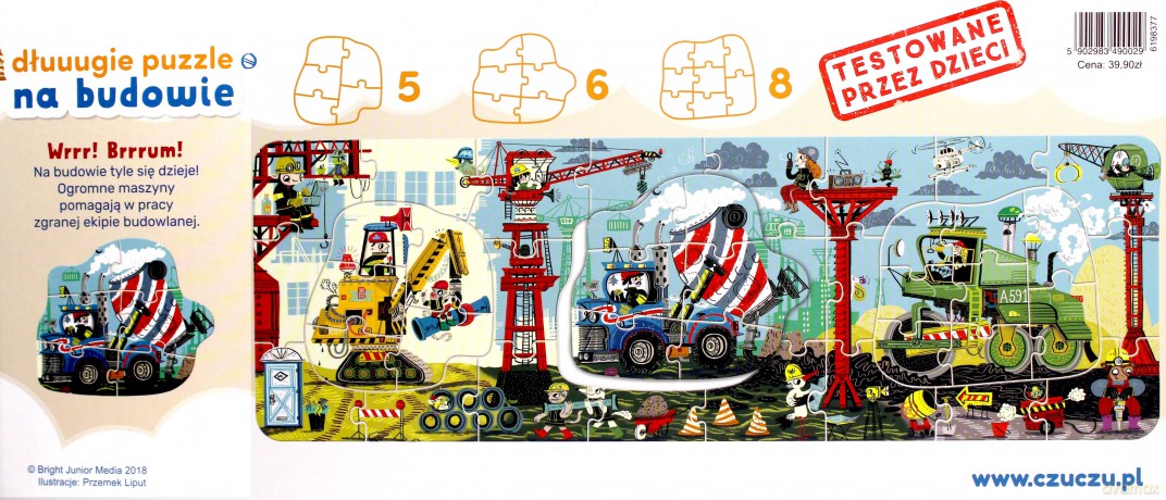 40 el. Na budowie Czuczu [PUZZLE]