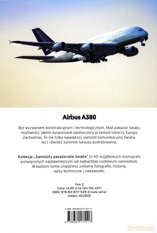 Airbus 380. Samoloty pasażerskie świata (Tom 2) [KSIĄŻKA]