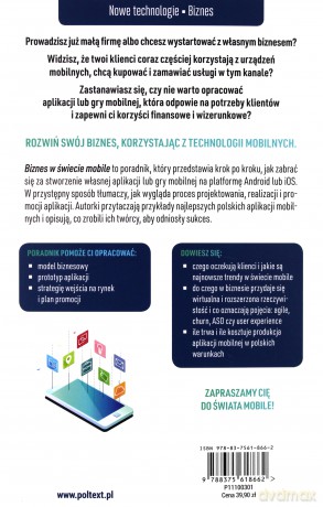 Biznes w świecie mobile. Jak zaprojektować, wykonać i wypromować aplikację mobilną - Sylwia Żółkiewska [KSIĄŻKA]