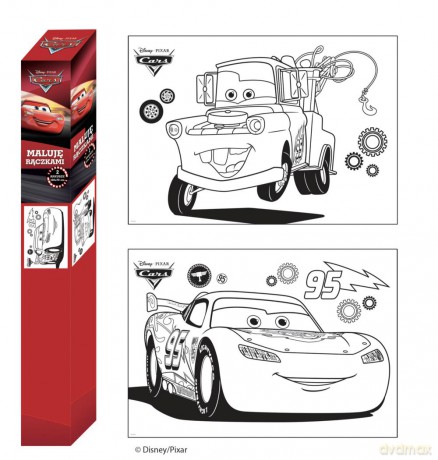 Cars maluję rączkami [KSIĄŻKA]