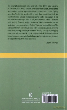 Czarne sezony - Michał Głowiński [KSIĄŻKA]