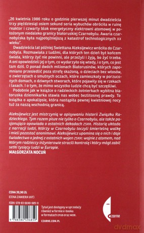Czarnobylska modlitwa. Kronika przyszłości - Swietłana Aleksijewicz [KSIĄŻKA]