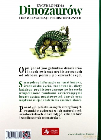 Encyklopedia dinozaurów i innych zwierząt. Prehistorycznych od permu do czwartorzędu - Carl Mehling [KSIĄŻKA]