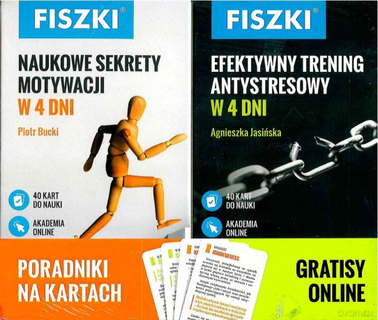 Fiszki naukowe. Sekrety motywacji w 4 dni - Piotr Bucki [KSIĄŻKA]