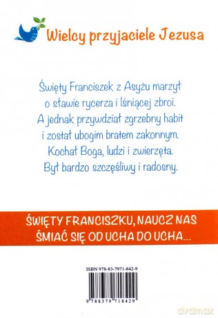 Historia św Franciszka. Wielcy przyjaciele Jezusa - Francesca Fabris [KSIĄŻKA]