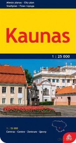 Kowno mapa 1:25 000