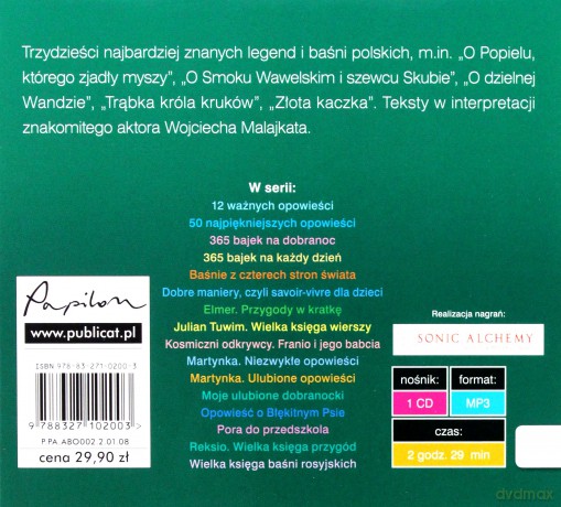 Księga bajek polskich. Posłuchajki - Jan Krzysztof Siejnicki [AUDIOBOOK]
