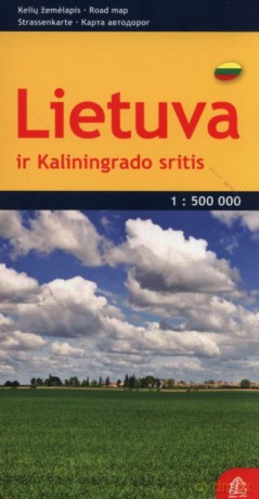Litwa mapa 1:500 000