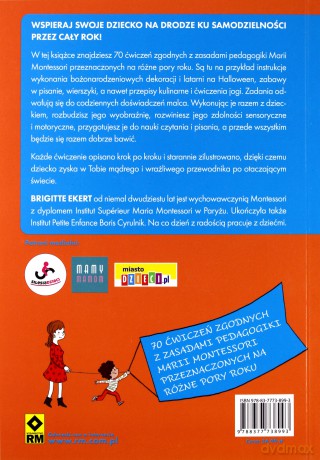 Metoda Montessori na cztery pory roku - Brigitte Ekert [KSIĄŻKA]