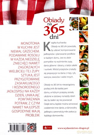 Obiady na 365 dni [KSIĄŻKA]