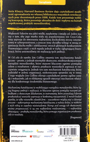 Od celu do wyniku. Siła mechanizmów katalitycznych w biznesie - Jim Collins [KSIĄŻKA]
