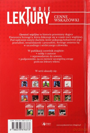 Opowieść wigilijna. Twoje lektury - Karol Dickens [KSIĄŻKA]