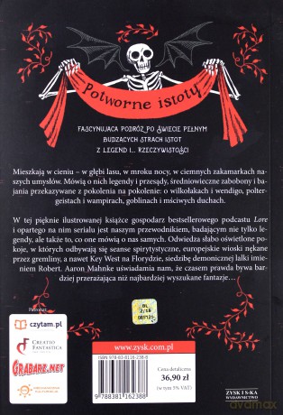 Potworne istoty. The world of lore - Aaron Mahnke [KSIĄŻKA]