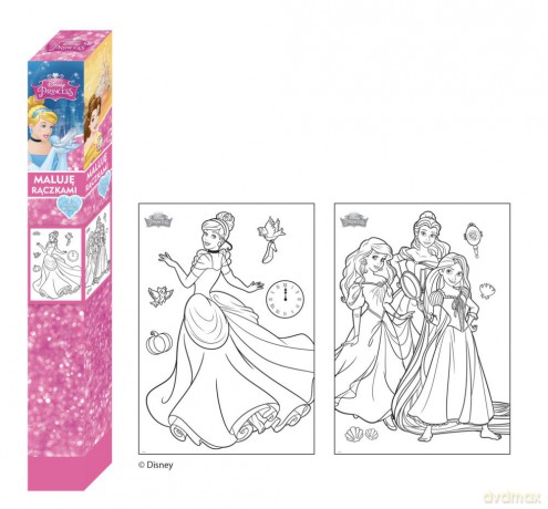 Princess. Maluję rączkami [KSIĄŻKA]