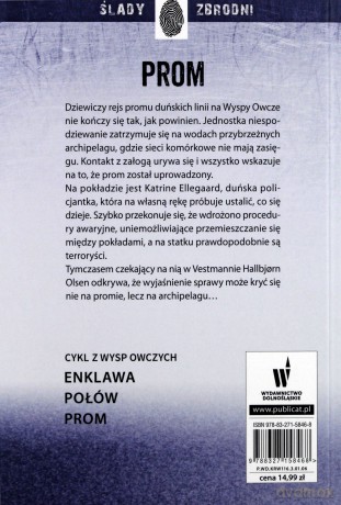 Prom Vestmanna (Tom 3) (pocket) - Remigiusz Mróz [KSIĄŻKA]