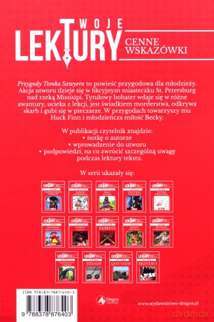 Przygody Tomka Sawyera. Twoje lektury - Mark Twain [KSIĄŻKA]